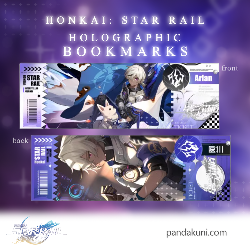 Honkai Star Rail Bookmark Arlan