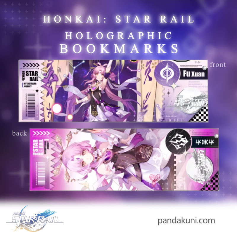 Honkai Star Rail Bookmark Fu Xuan