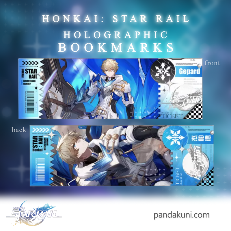 Honkai Star Rail Bookmark Gepard