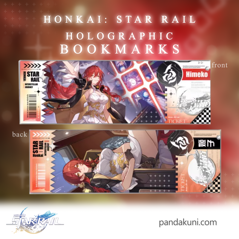 Honkai Star Rail Bookmark Himeko
