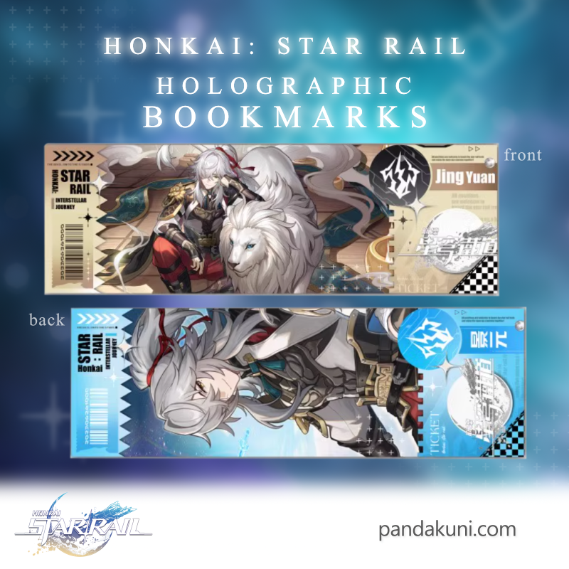 Honkai Star Rail Bookmark Jing Yuan