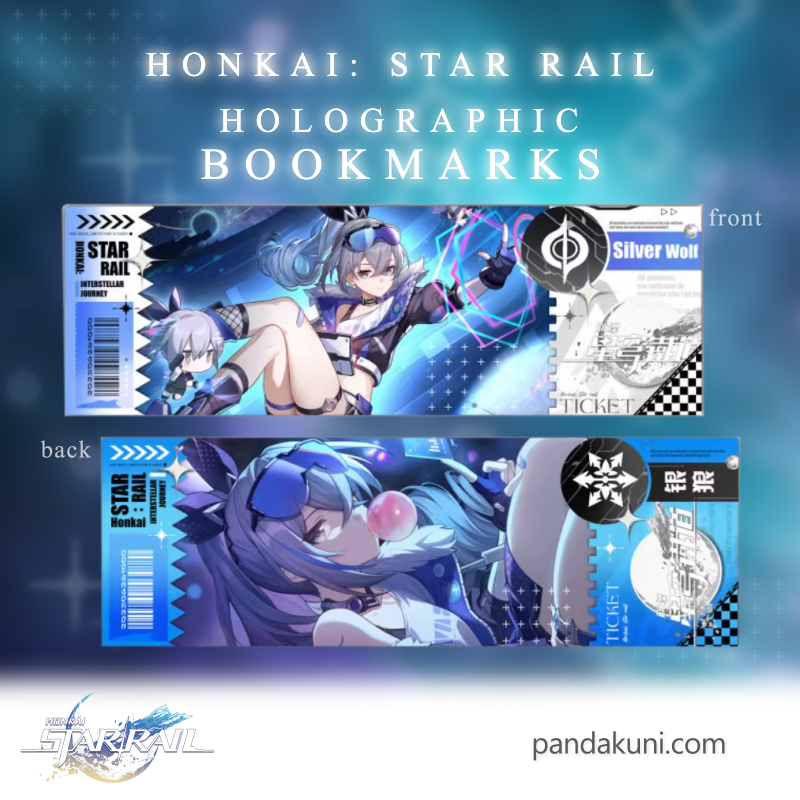 Honkai Star Rail Bookmark Silver Wolf