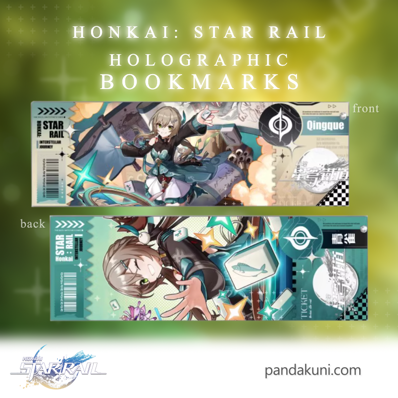 Honkai Star Rail Bookmark Qingque