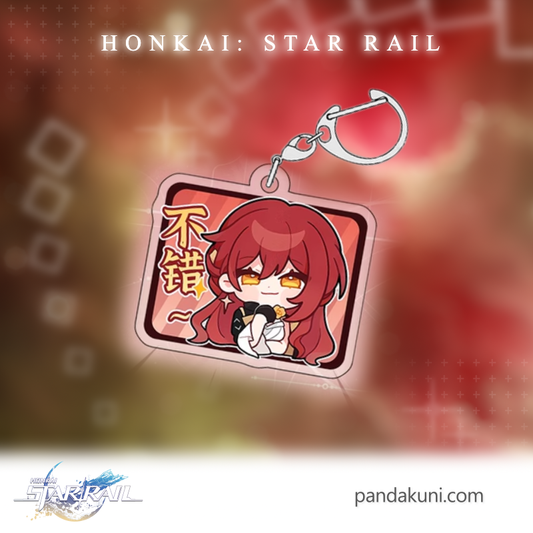Himeko Honkai: Star Rail Keychain