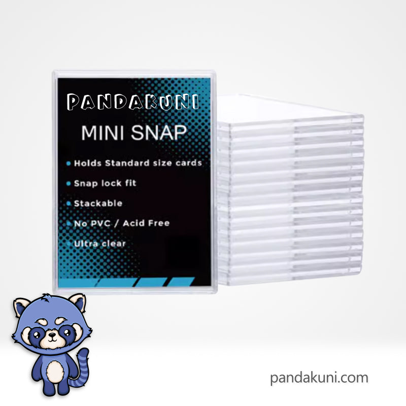 Acrylic card snap case
